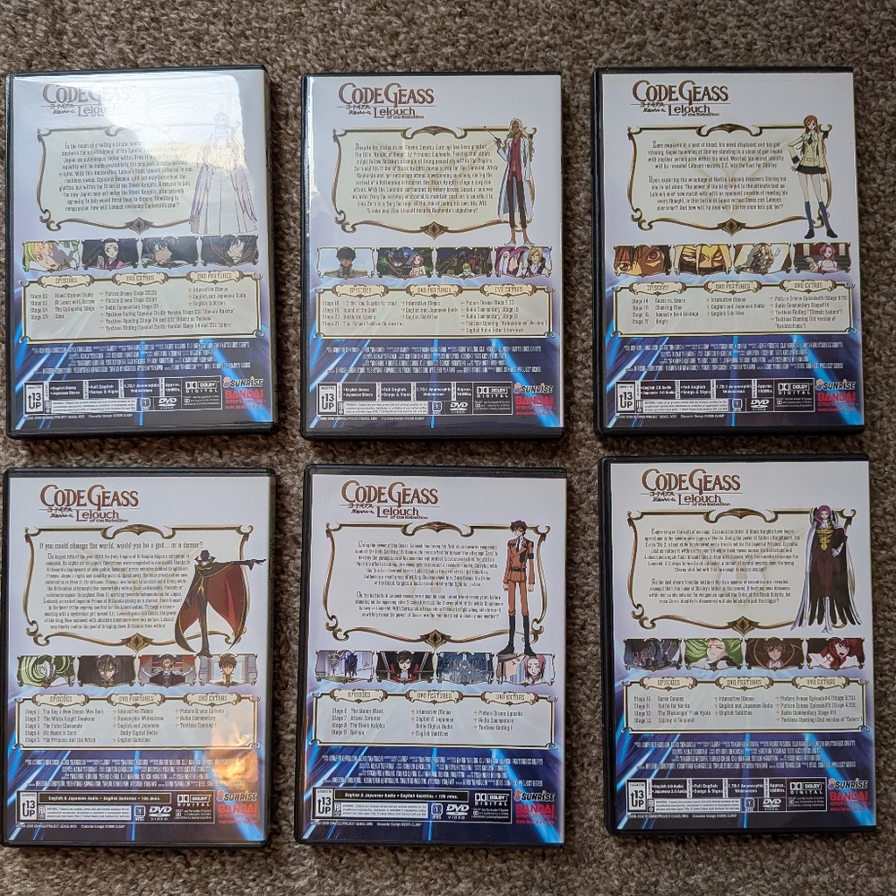 Code Geass DVD Collection - Picture 3 of 9